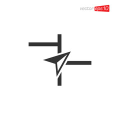 Navigation Location Icon Design Vector