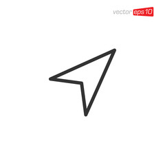 Navigation Location Icon Design Vector