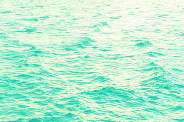 Fresh blue or green water sea or ocean wave for background textured.