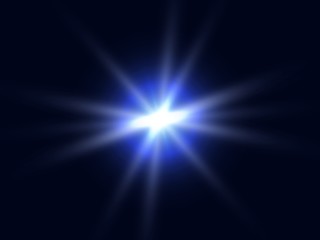 Lens flare. Light glow effect. Isolated vector illustration.