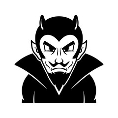 Cartoon Classic Devil Mascot Illustration