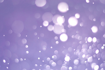 Abstract bokeh lights with light purple background, beautiful bokeh from water droplets