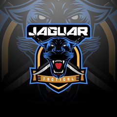 Jaguar head tactical logo team