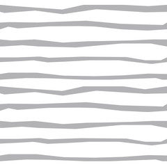 Seamless Pattern with Cute Stripes, funny shape. Repeating background for prints. Scandinavian Style.