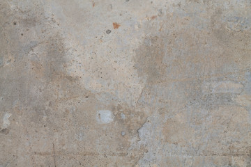 Concrete wall white and gray color for background. Old grunge textures with scratches and cracks. White and gray painted cement wall texture.