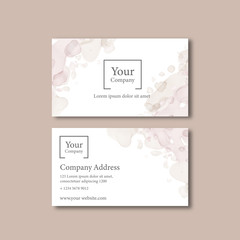 Abstract business card template