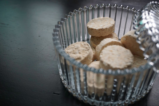 Kueh Bangkok In A Bowl Glass