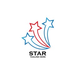 Obraz premium Star vector icon illustration design