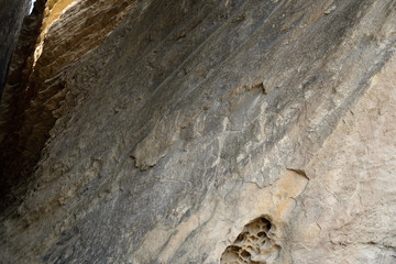 Petroglyphs in  Azerbaijan