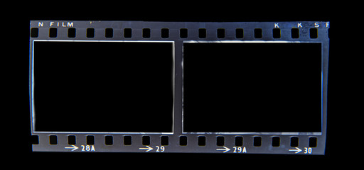 (35 mm.) film frame With vintage space.