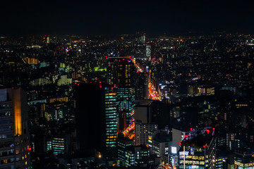 Fototapeta na wymiar 日本 首都東京 高層ビルのある風景　typical sight of Tokyo, Japan
