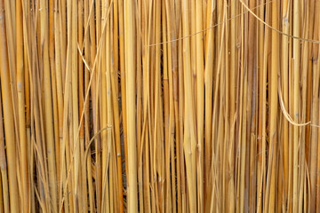 Straw roof background or texture 