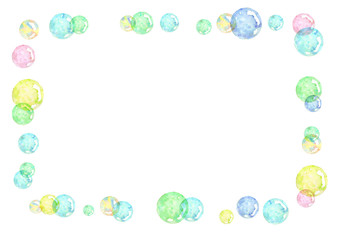 シャボン玉フレーム