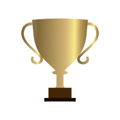 Trophy icon with a white background