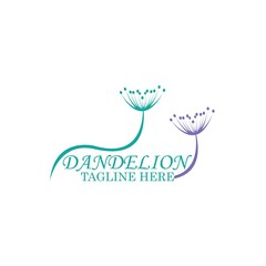 Dandelion vector icon design