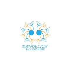 Dandelion vector icon design