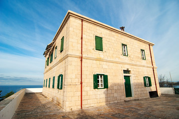 Office on the Kornat Island Lighthouse. Lanterna, summer 2009