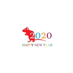 2020 YEAR DESIGN ILLUSTRATION TEMPLATE