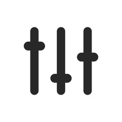 Equalizer icon vector logo symbol illustration EPS 10