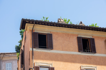 Old house in jewish getto in Rome
