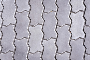 Old stone Cobblestone Road, background, texture, close-up.