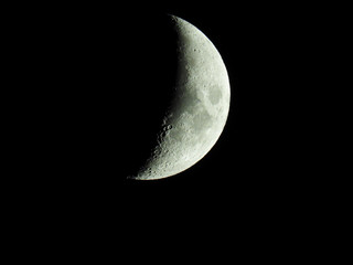 The term increasing crescent moon is used to describe the period after a new moon in which less...