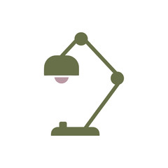 Desk lamp icon Vector design templates