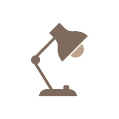 Desk lamp icon Vector design templates