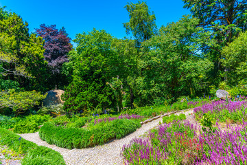 Gardens of the national palace of Pena, Sintra, Portugal