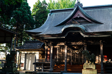 Obraz premium Mononobe-imi shrine in Yamagata