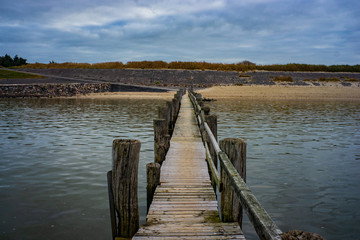 Obraz premium Steg auf der Insel Föhr