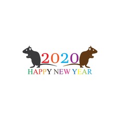 2020 YEAR DESIGN ILLUSTRATION TEMPLATE