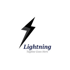 Creative Thunderbold Concept Logo Design Template