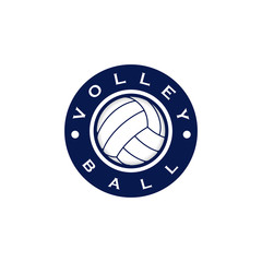 vector of Volley ball logo design eps format