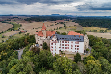 Fototapeta na wymiar Veste Heldburg fortress near Bad Colberg-Heldburg