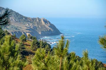 The descent of Mount Ulia to the sea, San Sebastián