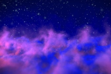 Abstract background design illustration of mysterious heaven concept with spotlights you can use for any design purposes