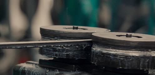 Metal profile forming machine. Sheet metal processing.