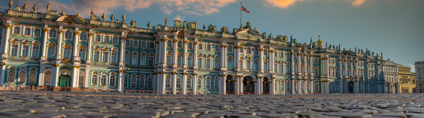 winter palace in the city of St. Petersburg.