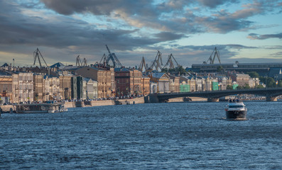 Fototapeta premium river canals of St. Petersburg.