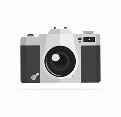 vintage Camera symbol flat style