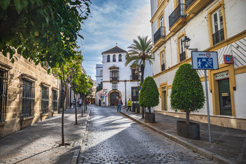 Fototapeta na wymiar Jerez de la Frontera in Andalusia