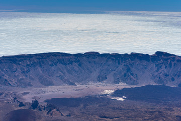 Fototapeta na wymiar View from Teide volcano (Tenerife, Canary Islands - Spain).