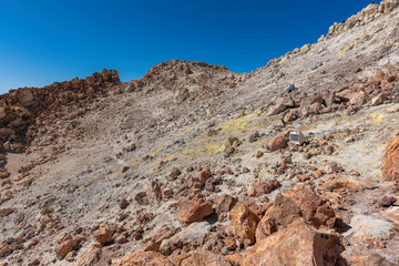 Crater of Teide volcano (Tenerife, Canary Islands - Spain).