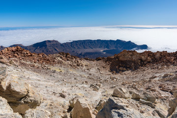 Crater of Teide volcano (Tenerife, Canary Islands - Spain).