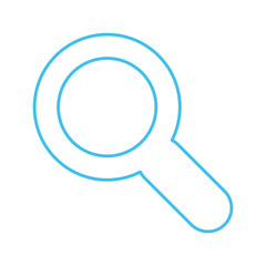 search magnifying glass isolated icon