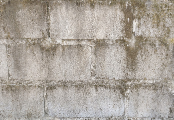 Old concrete brick wall
