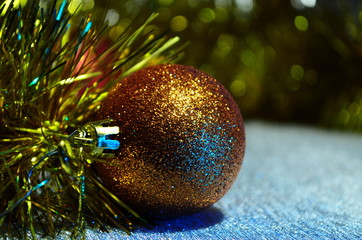 colored christmas balls toys