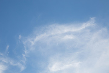 blue sky with clouds