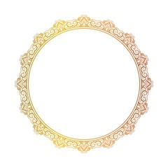 CIRCULAR MANDALA FRAME DESIGN